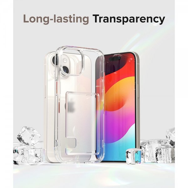 Ringke iPhone 15 Plus Suojakuori Fusion Card Clear