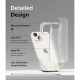 Ringke iPhone 15 Plus Suojakuori Fusion Matte Clear