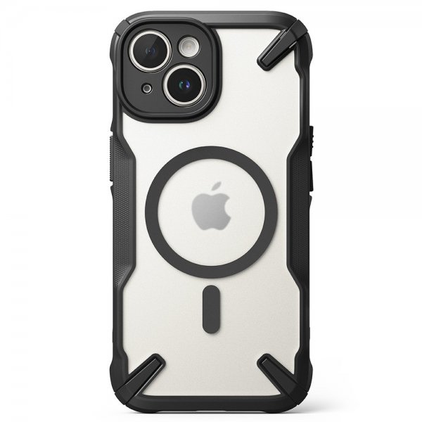 Ringke iPhone 15 Plus Suojakuori Fusion X Magnetic Matte Black