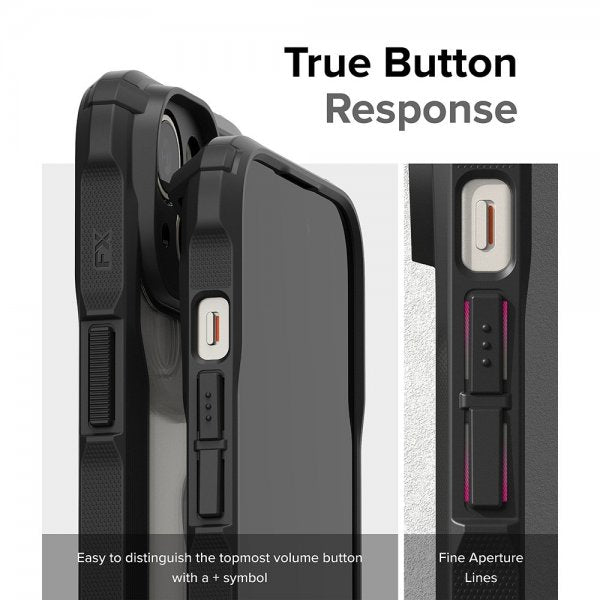 Ringke iPhone 15 Plus -suojakuori Fusion X Musta