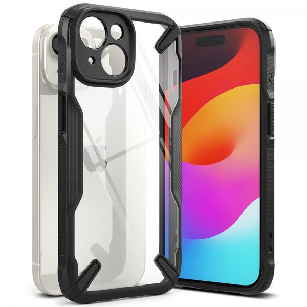 Ringke iPhone 15 Plus -suojakuori Fusion X Musta