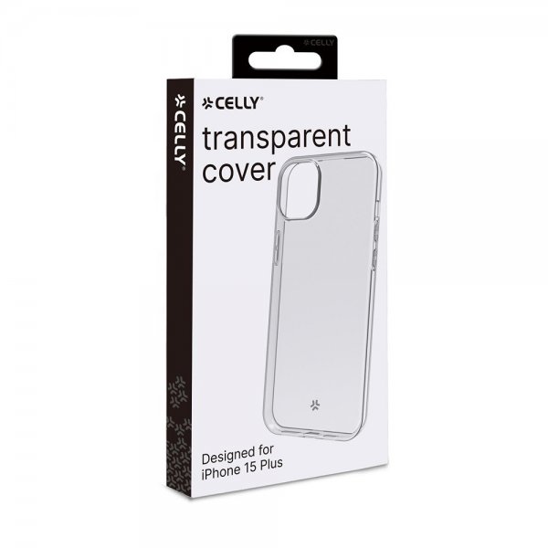 Celly iPhone 15 Plus -suojakuori GELSKIN Transparent