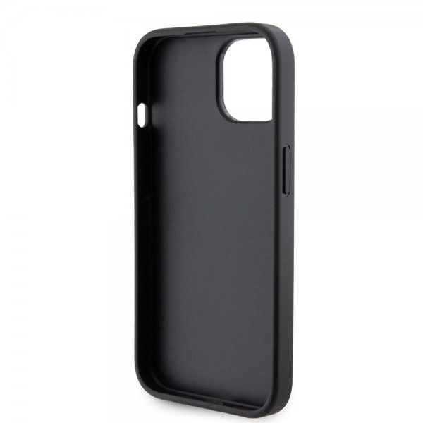 Ferrari iPhone 15 Plus Suojakuori Grip Stand -toiminnolla Musta