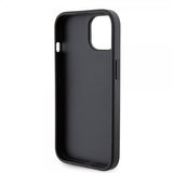 Guess iPhone 15 Plus Suojakuori Grip Stand -toiminnolla, musta