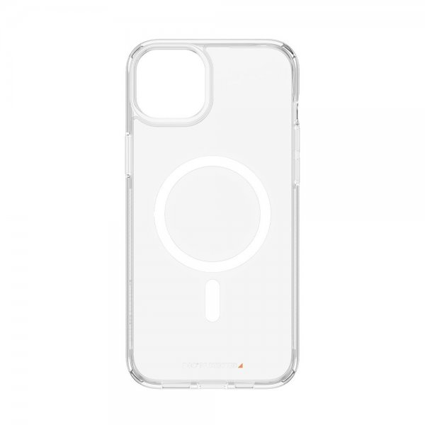 PanzerGlass iPhone 15 Plus -suojakuori, HardCase MagSafe D3O, läpinäkyvä