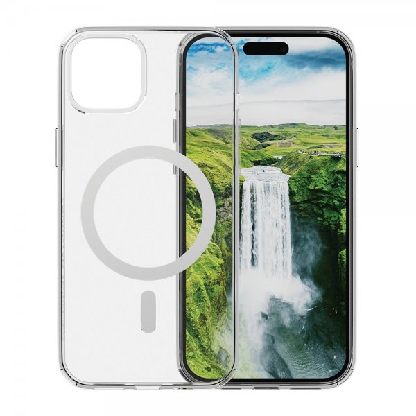 dbramante1928 iPhone 15 Plus Kuori Iceland Ultra D3O MagSafe Läpinäkyvä