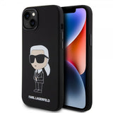 Karl Lagerfeld iPhone 15 Plus -suojakuori Ikonik NFT Black