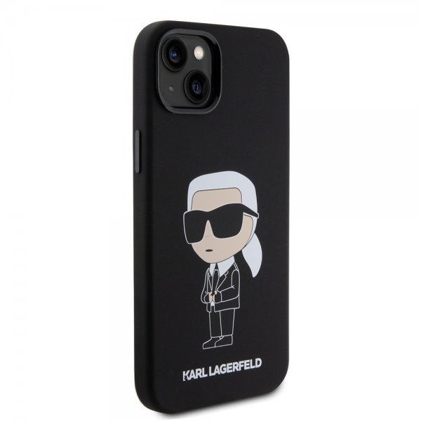 Karl Lagerfeld iPhone 15 Plus -suojakuori Ikonik NFT Black