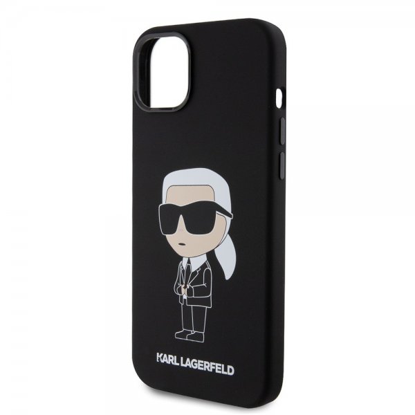 Karl Lagerfeld iPhone 15 Plus -suojakuori Ikonik NFT Black