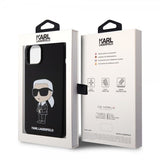 Karl Lagerfeld iPhone 15 Plus -suojakuori Ikonik NFT Black