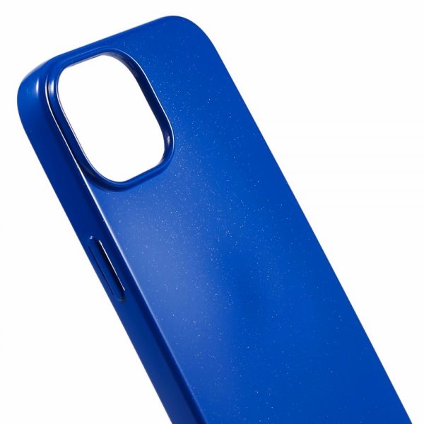 Mercury iPhone 15 Plus Suojakuori Jelly Glitter Sininen