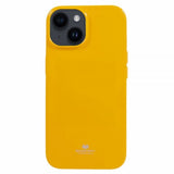 Mercury iPhone 15 Plus Suojakuori Jelly Glitter Keltainen