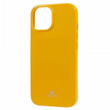 Mercury iPhone 15 Plus Suojakuori Jelly Glitter Keltainen