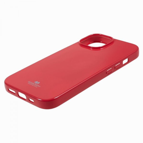 Mercury iPhone 15 Plus Suojakuori Jelly Glitter Magenta