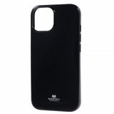 Mercury iPhone 15 Plus Suojakuori Jelly Glitter Musta