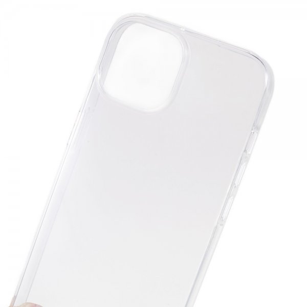 Mercury iPhone 15 Plus Suojakuori Jelly Glitter Läpinäkyvä