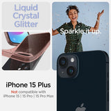 Spigen iPhone 15 Plus Suojakuori Liquid Crystal Glitter Rose Quartz