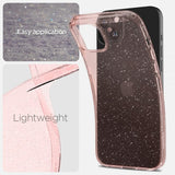 Spigen iPhone 15 Plus Suojakuori Liquid Crystal Glitter Rose Quartz