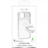Puro iPhone 15 Plus -suojakuori LITE MAG PRO Läpinäkyvä