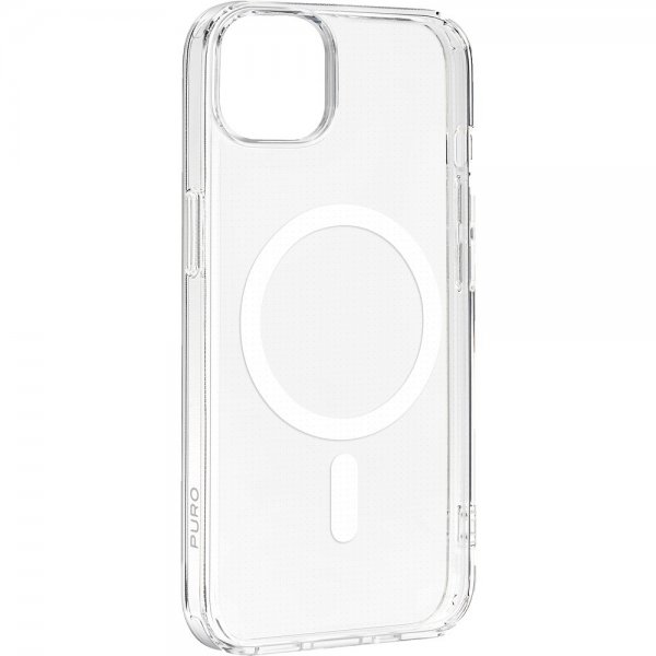 Puro iPhone 15 Plus Suojakuori LITE MAG Läpinäkyvä