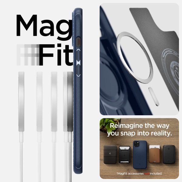Spigen iPhone 15 Plus Suojakuori Mag Armor MagFit Matte Black