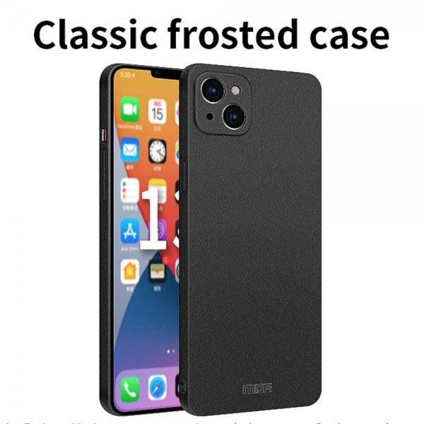 Mofi iPhone 15 Plus -suojakuori, mattavihreä