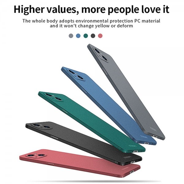 Mofi iPhone 15 Plus Kuoret Matt Shield Punainen