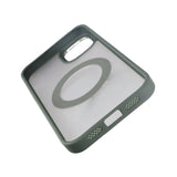 Rvelon iPhone 15 Plus -suojakuori pyörivällä MagSafe-jalustalla, musta