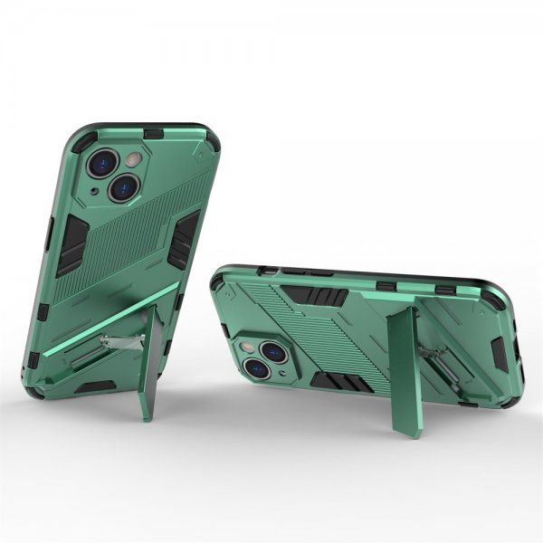iPhone 15 Plus Jalustallinen Kuori Vihreä