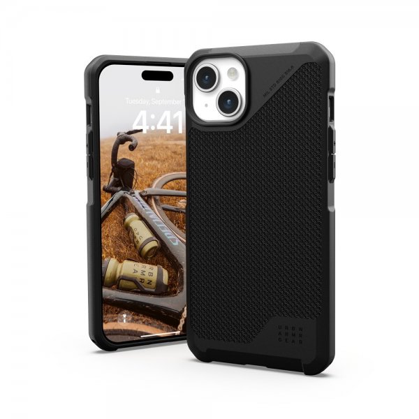 Urban Armor Gear (UAG) iPhone 15 Plus Suojakuori Metropolis LT MagSafe Kevlar Black