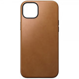 Nomad iPhone 15 Plus -kuori, Modern Leather Case, English Tan