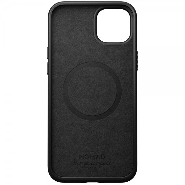 Nomad iPhone 15 Plus -suojakuori, Modern Leather Case, Horween Rustic Brown