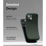 Ringke iPhone 15 Plus Suojakuori Onyx Tummanvihreä