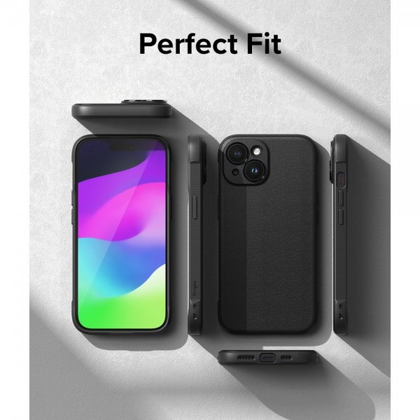 Ringke iPhone 15 Plus Suojakuori Onyx Musta