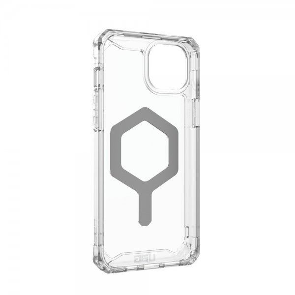 Urban Armor Gear (UAG) iPhone 15 Plus Suojakuori Plyo MagSafe Ice Silver