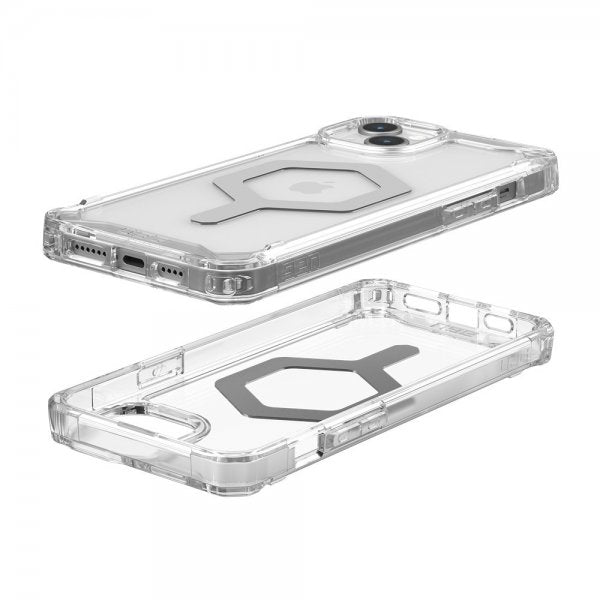 Urban Armor Gear (UAG) iPhone 15 Plus Suojakuori Plyo MagSafe Ice Silver