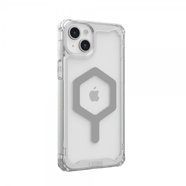 Urban Armor Gear (UAG) iPhone 15 Plus Suojakuori Plyo MagSafe Ice Silver