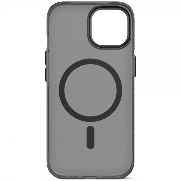 Decoded iPhone 15 Plus Suojakuori Kierrätysmuovia Läpinäkyvä Musta