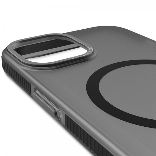 Decoded iPhone 15 Plus Suojakuori Kierrätysmuovia Läpinäkyvä Musta