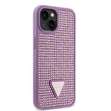 Guess iPhone 15 Plus Suojakuori Rhinestone Lila