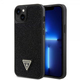 Guess iPhone 15 Plus Suojakuori Rhinestone Musta