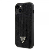 Guess iPhone 15 Plus Suojakuori Rhinestone Musta
