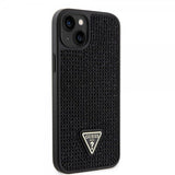 Guess iPhone 15 Plus Suojakuori Rhinestone Musta