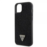Guess iPhone 15 Plus Suojakuori Rhinestone Musta
