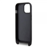Karl Lagerfeld iPhone 15 Plus -suojakuori, Saffiano Crossbody, musta