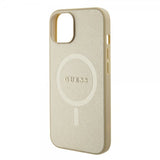 Guess iPhone 15 Plus Suojakuori Saffiano MagSafe Beige