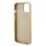 Guess iPhone 15 Plus Suojakuori Saffiano MagSafe Beige