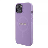 Guess iPhone 15 Plus Suojakuori Saffiano MagSafe Violetti