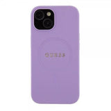 Guess iPhone 15 Plus Suojakuori Saffiano MagSafe Violetti