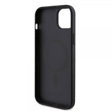 Guess iPhone 15 Plus Suojakuori Saffiano MagSafe Musta